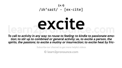 excitease|Excite Definition & Meaning